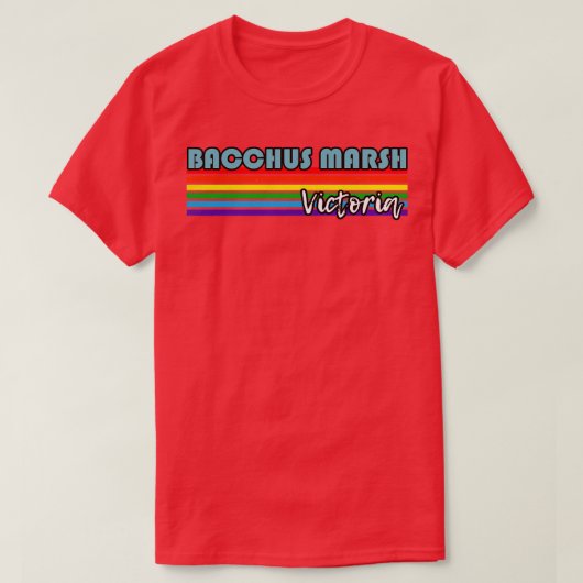 Bacchus Marsh Victoria Pride Bacchus Marsh LGBT G T-Shirt (Design vorne)