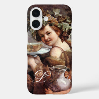 BACCHUS MIT GRABEN UND WEINMONOGRAMM iPhone 16 HÜLLE