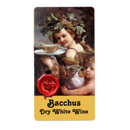 BACCHUS MIT RÖHREN UND WEISSEN WEINEN ROTEN WASSER