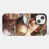 BACCHUS MIT TRAUBEN UND WEINMONOGRAMM iPhone HÜLLE (Rückseite (Horizontal))