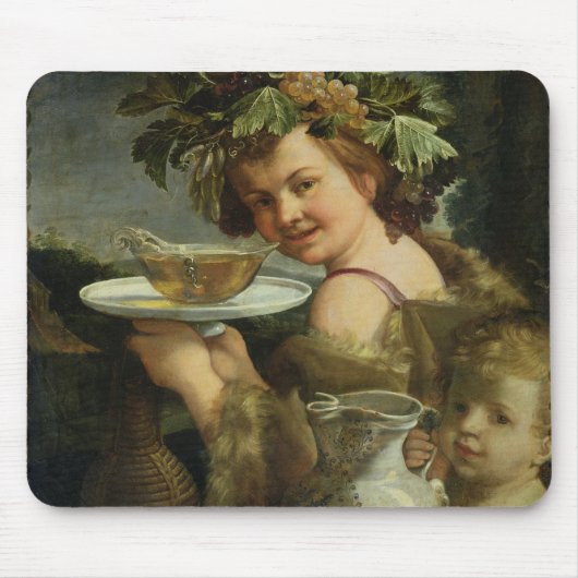 Bacchus (Öl auf Leinwand) Mousepad (Vorne)