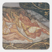 Bacchus Reclining, Detail Quadratischer Aufkleber (Vorderseite)