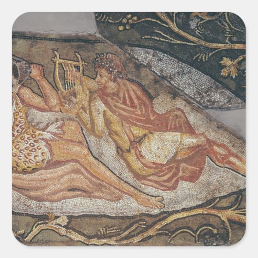 Bacchus Reclining, Detail Quadratischer Aufkleber (Vorderseite)