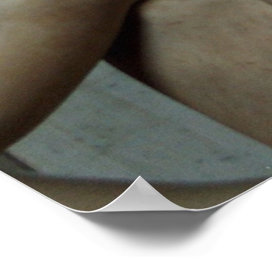 Bacchus-Statue im Vatikan ~ Rom, Italien Poster (Ecke)