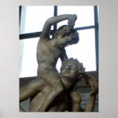 Bacchus-Statue im Vatikan ~ Rom, Italien Poster (Vorne)