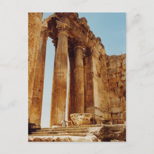 Bacchus-Tempel Postkarte (Vorderseite)