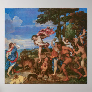 Bacchus und Ariadne c, 1523 Poster