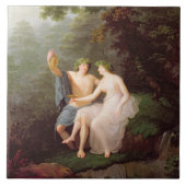 Bacchus und Ariadne Fliese (Vorderseite)
