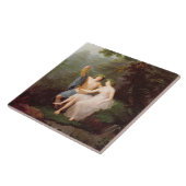 Bacchus und Ariadne Fliese (Seite)