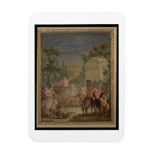 Bacchus und Ariadne (Öl auf Leinwand) 2 Magnet