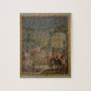 Bacchus und Ariadne (Öl auf Leinwand) 2 Puzzle