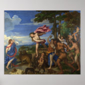 Bacchus und Ariadne von Tizian - Poster (Vorne)