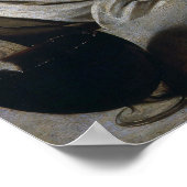 Bacchus von Caravaggio - Poster (Ecke)