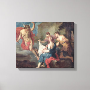 Bacchus wird an die Nymphen von Nysa geliefert Leinwanddruck