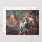 Bacchus wird an die Nymphen von Nysa geliefert Postkarte (Vorne/Hinten)