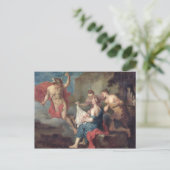 Bacchus wird an die Nymphen von Nysa geliefert Postkarte (Stehend Vorderseite)