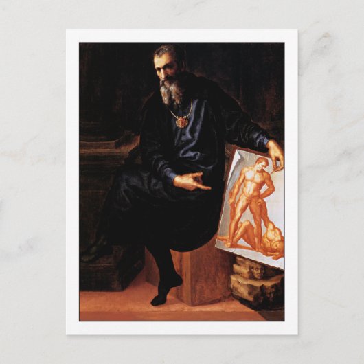 Baccio Bandinelli Self Portrait Postkarte (Vorderseite)