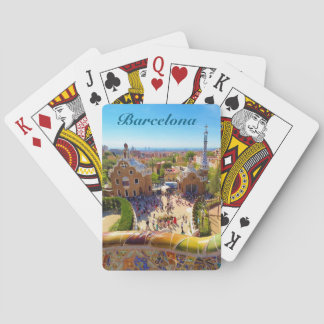 Bacelona Park Guell, Classic Playing Cards Spielkarten