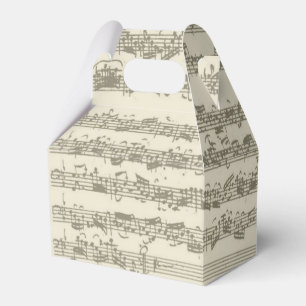 Bach 2. Cello-Reihen-Musik-Manuskript Geschenkschachtel