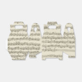 Bach 2 Cello Suite Musikmanuskript Geschenkschachtel (Ungefaltet)