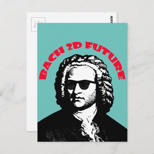 Bach 2D Postkarte (Vorne/Hinten)