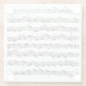 Bach an zweiter Stelle Glasuntersetzer (Rückseite)