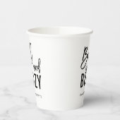 Bach and Boozy Bachelorette Bridal Party Pappbecher (Links)