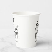 Bach and Boozy Bachelorette Bridal Party Pappbecher (Rechts)