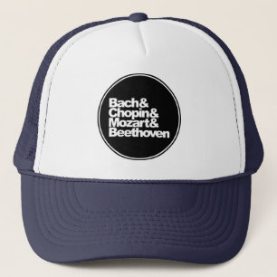 Bach and Chopin and Mozart and Beethoven Truckerkappe