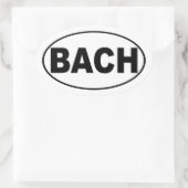 Bach Autoaufkleber Ovaler Aufkleber (Tasche)