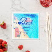 Bach Bachelorette Wochenende Ausflug Serviette (Beispiel)