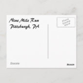 Bach bei Ente Postkarte (Rückseite)