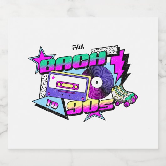 Bach bis in die 90er Jahre Bierflaschenetikett (Einzelnes Label)