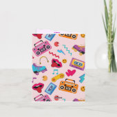 Bach bis zum 90er Cassette Tape Bachelorette Woche Einladung (Rückseite)