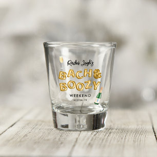 Bach & Boozy Bachelorette Wochenende Schnapsglas