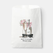 Bach & Boujee Monogram Chic Junggesellinnenabschie Geschenktütchen (Vorderseite)