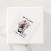 Bach & Boujee Personalisiertes Team Braut Geschenkanhänger (Beispiel)