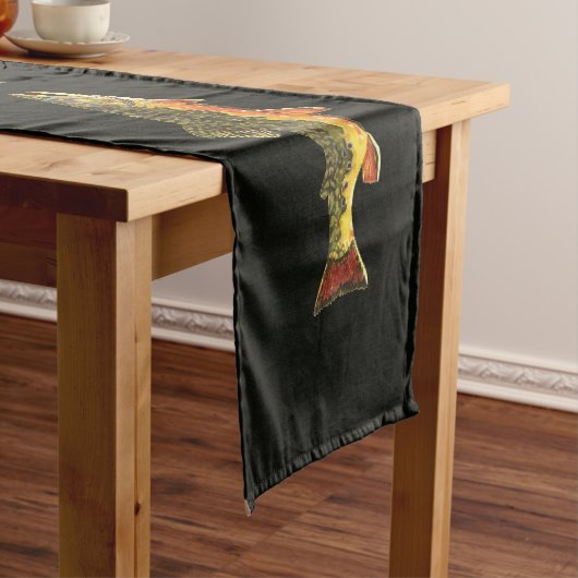 Bach-, Braun- und Regenbogenforelle Kurzer Tischläufer (Beispiel)