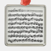 Bach Cello-Reihen-Anhänger-Verzierung Silbernes Ornament (Vorne)