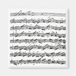 Bach Cello Suite Magnet
