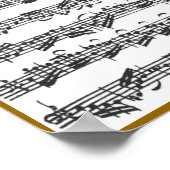 Bach Cello Suite Poster (Ecke)