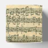 Bach Chaconne Manuskript für Solo Violin Geschenkschachtel (Oben)