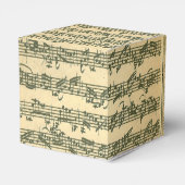Bach Chaconne Manuskript für Solo Violin Geschenkschachtel (Rückseite)