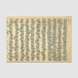 Bach Chaconne Manuskript für Violinen-Solo Seidenpapier