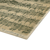 Bach Chaconne Musik-Manuskript für Solo- Violine Schneidebrett (Ecke)