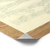 Bach Chaconne Poster (Ecke)