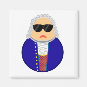 Bach Classic Music Composer Funny Gift Magnet