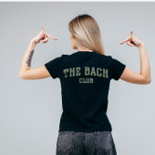 Bach Club Bachelorette Shirts mit Namen