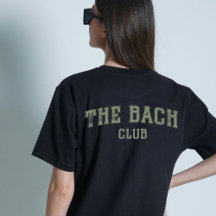 Bach Club Bachelorette Shirts mit Namen