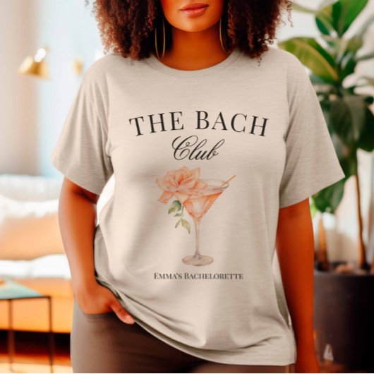 Bach Club Blush Cocktail Tri-Blend Shirt